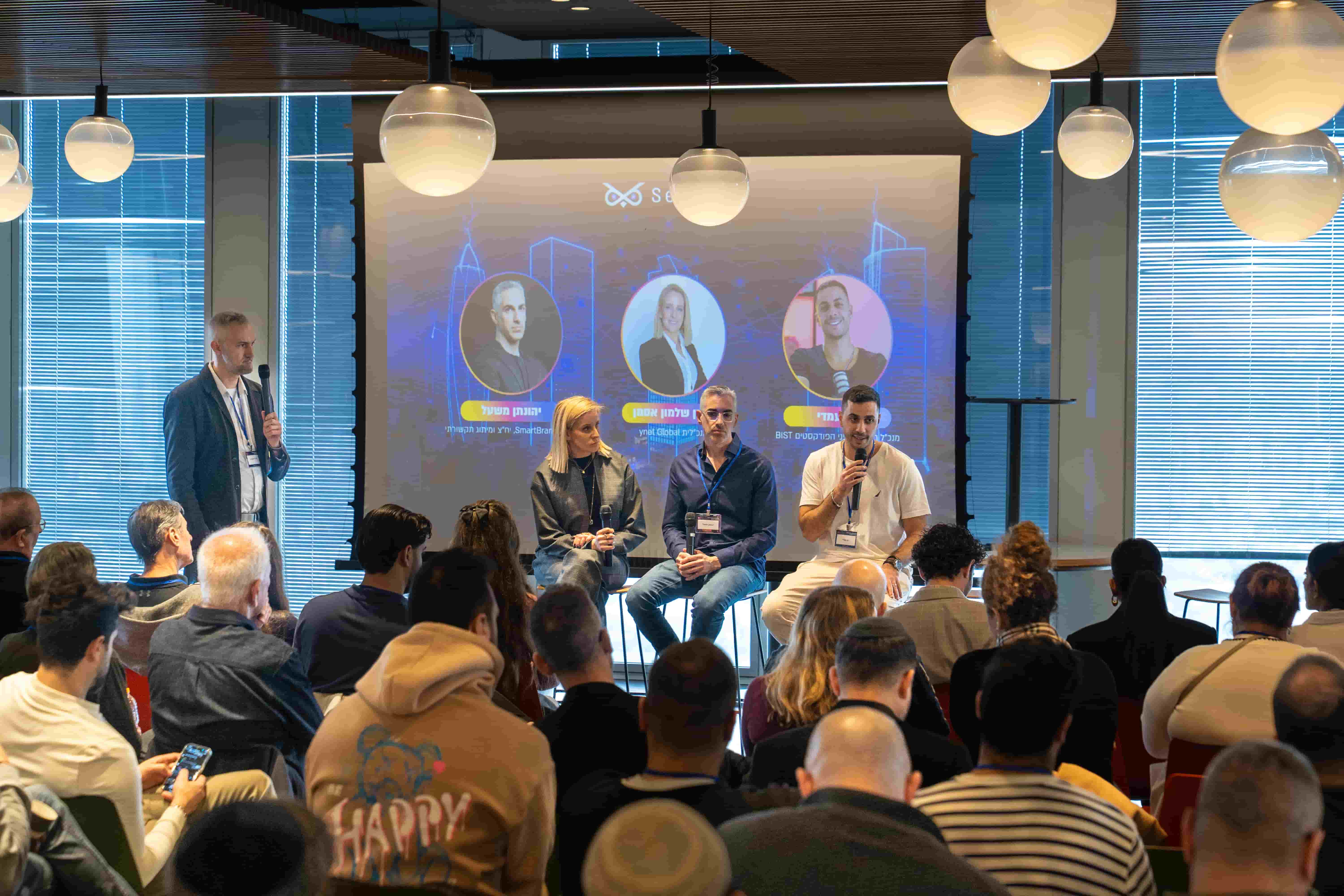 Business conference panel