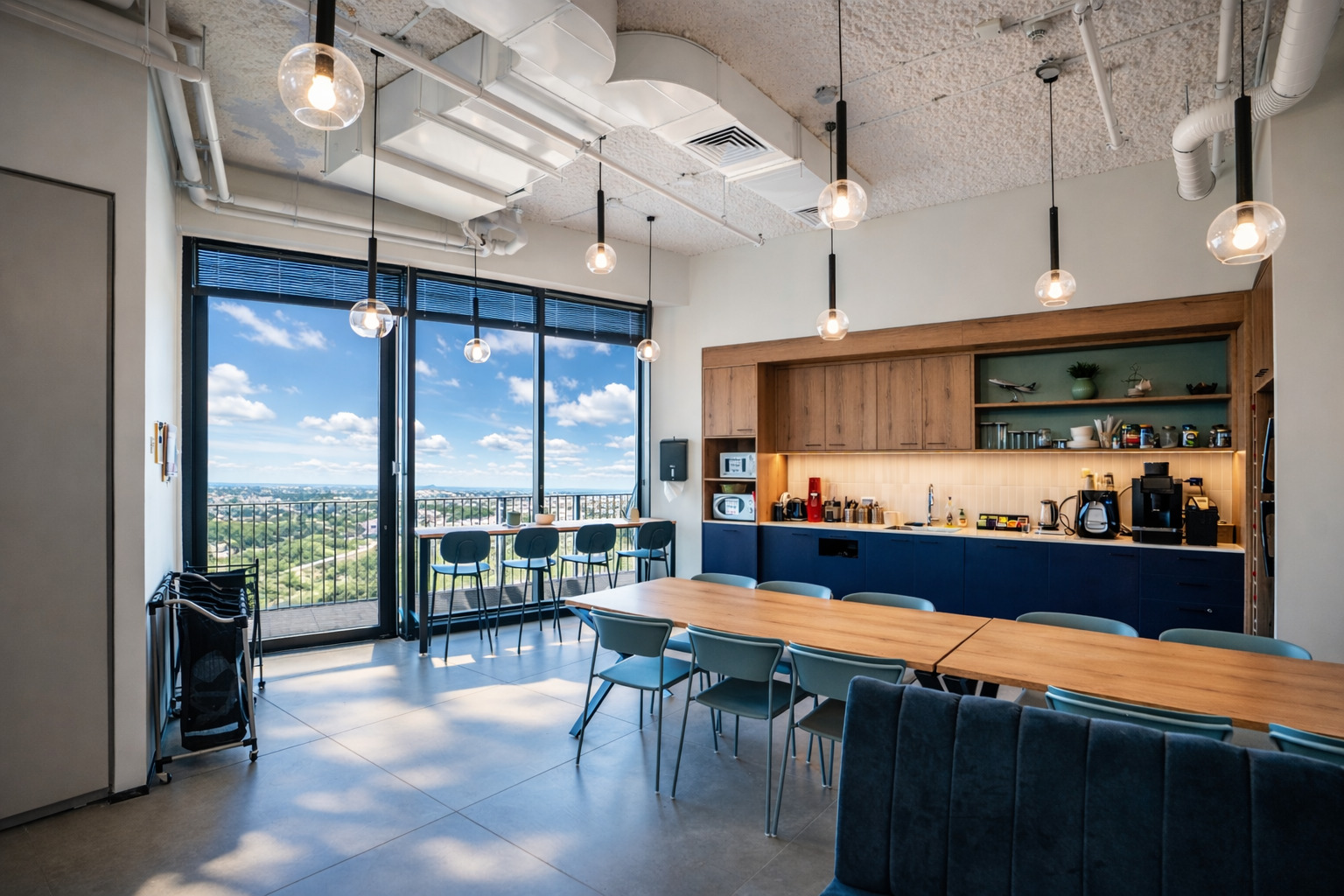 Modern office kitchen